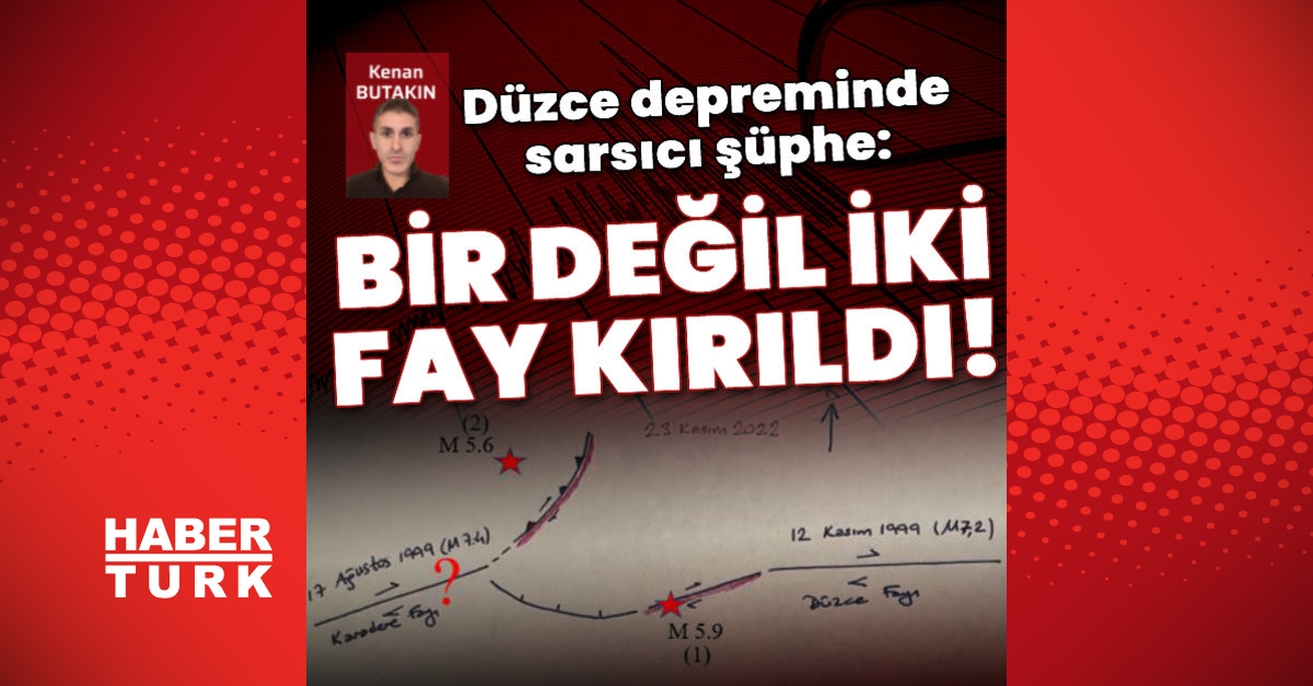 Düzce depreminde sarsıcı şüphe Bir değil 2 fay kırıldı - Gündem - düzce - Dudullu Haber