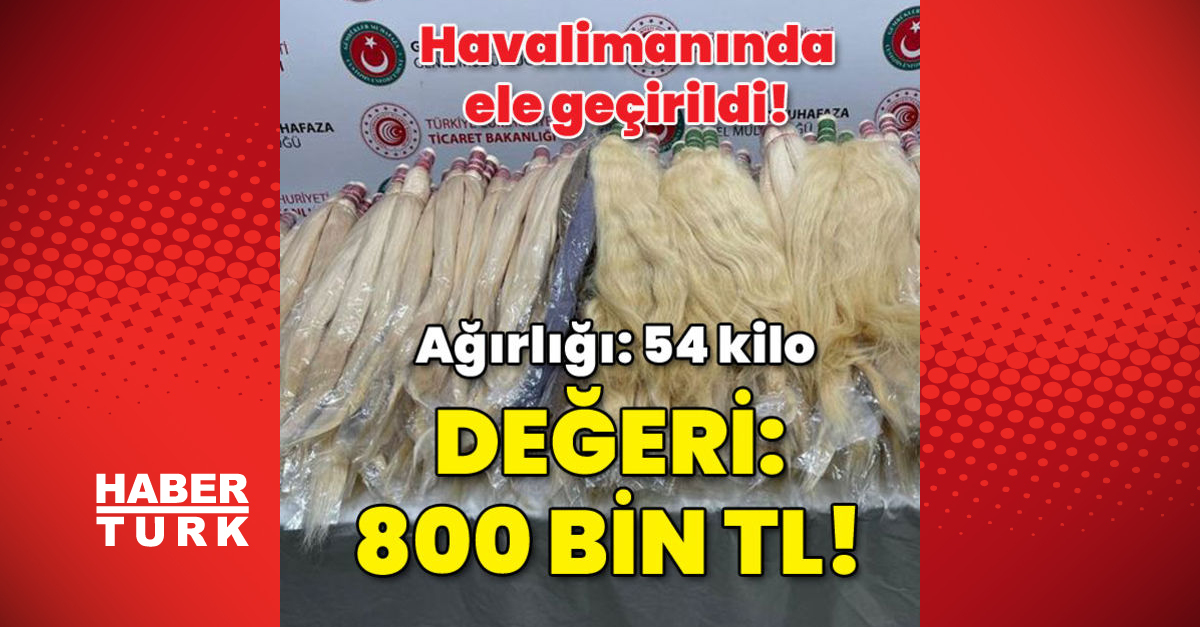 Havalimanında ele geçirildi Ağırlığı 54 kg Değeri 800 bin TL - Gündem - istanbul - Dudullu Haber