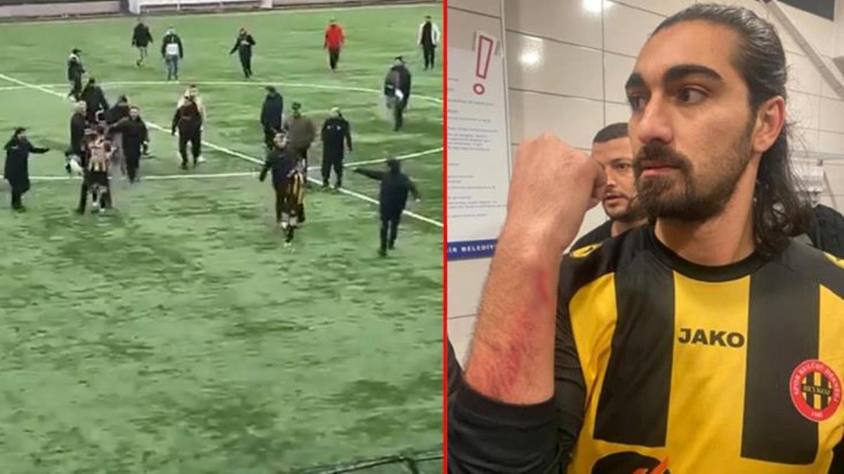 İstanbuldaki maçta silahlar patladı Taraftarlar sahaya dalıp futbolculara saldırdı - Spor - Dudullu Haber