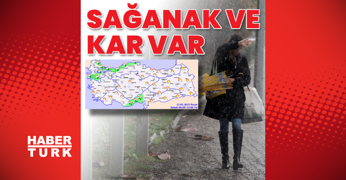 İşte son hava durumu tahminleri Sağanak ve kar var - Gündem - hava durumu - Dudullu Haber