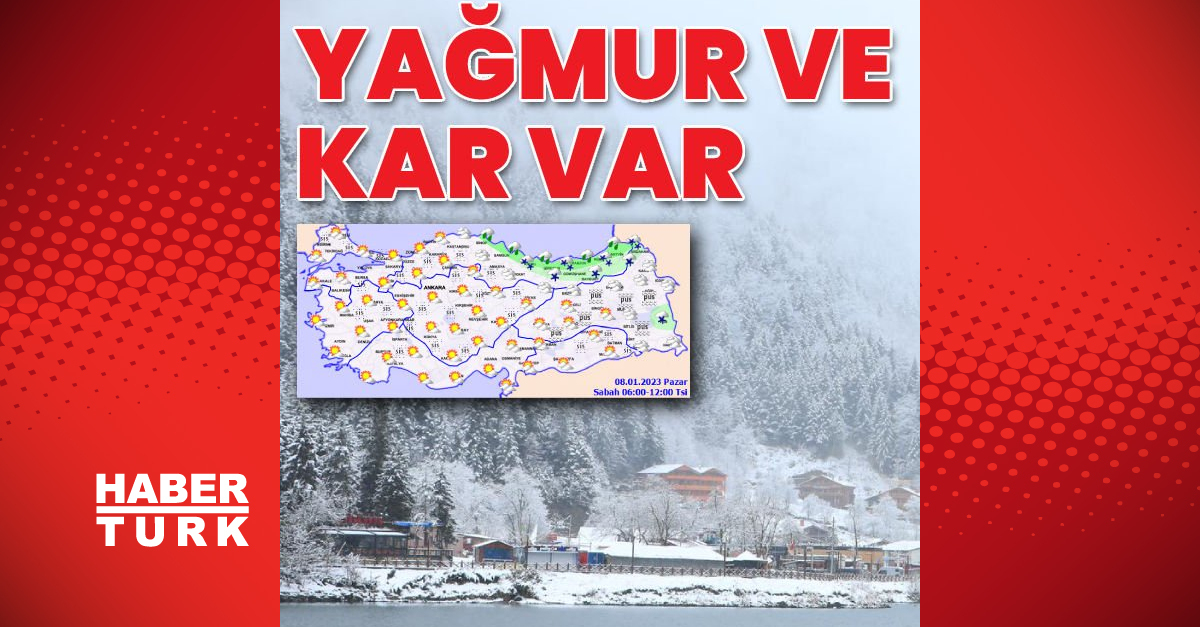 Meteoroloji duyurdu İki bölgede kar ve yağmur var - Gündem - hava durumu - Dudullu Haber