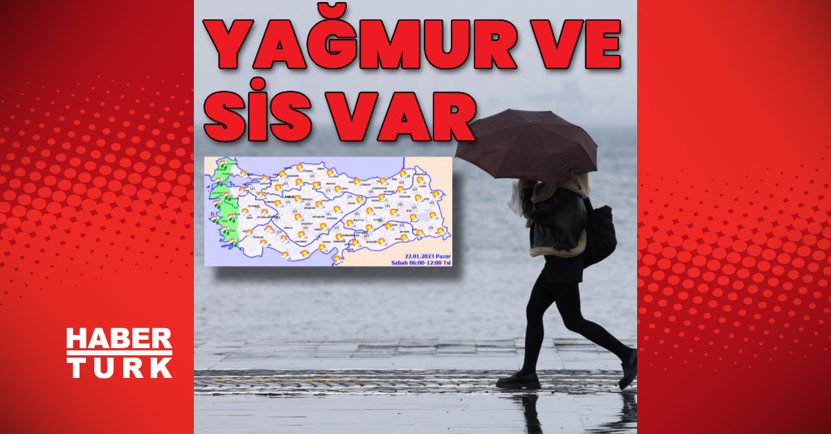 Meteoroloji duyurdu Yağmur ve sis var - Gündem - hava durumu - Dudullu Haber