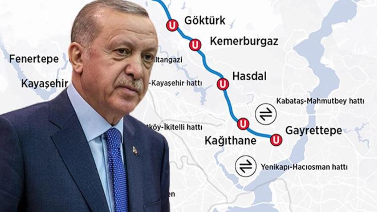 Son Dakika Kağıthane-İstanbul Havalimanı Metrosunun açılışını yapan Cumhurbaşkanı Erdoğandan müjde İlk ay ücretsiz olacak - Ekonomi - Dudullu Haber