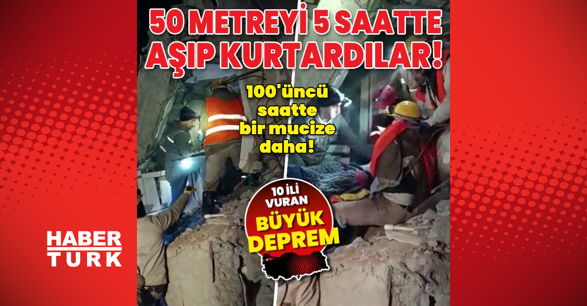 100üncü saatte bir mucize daha 50 metreyi 5 saatte aşıp kurtardılar - Gündem - Hatay - Dudullu Haber