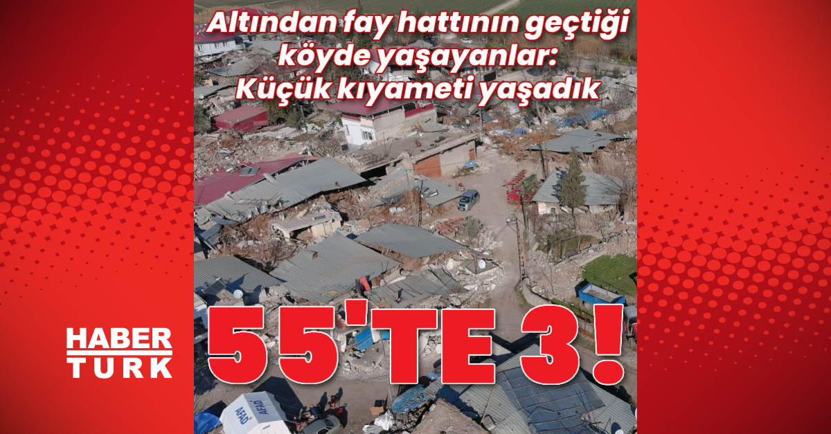 55 haneden 3ü kaldı Bir köy yok oldu - Gündem - deprem son dakika - Dudullu Haber