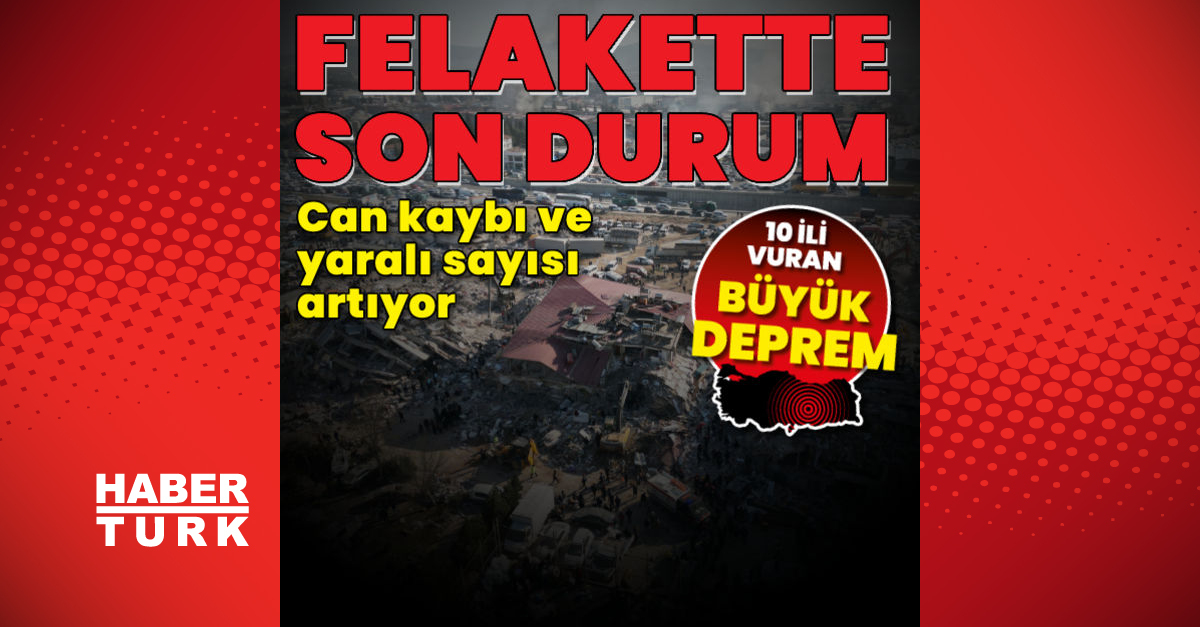 Afette son durum açıklandı Can kaybı ve yaralı sayısı artıyor - Gündem - Deprem - Dudullu Haber