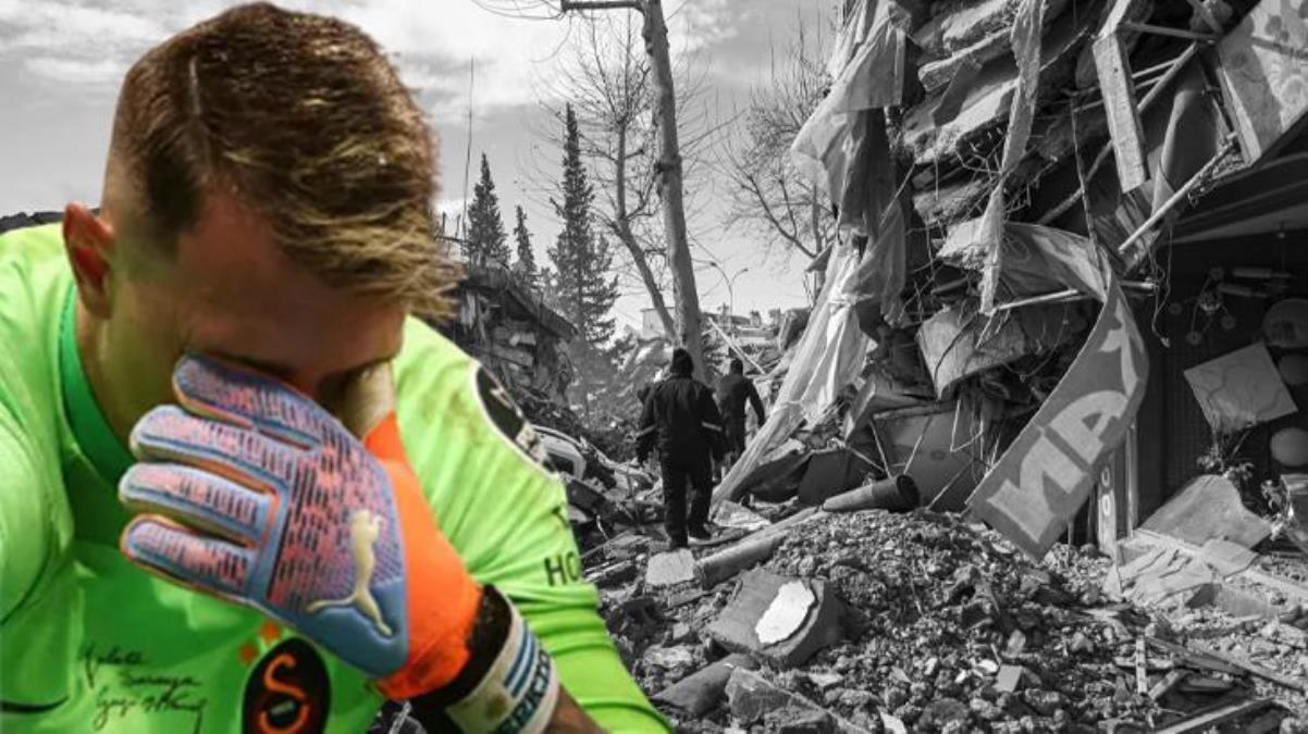 Alana koltuk değnekleriyle gitti Muslera depremzedeler için yardım çalışmalarına katıldı - Spor - Dudullu Haber