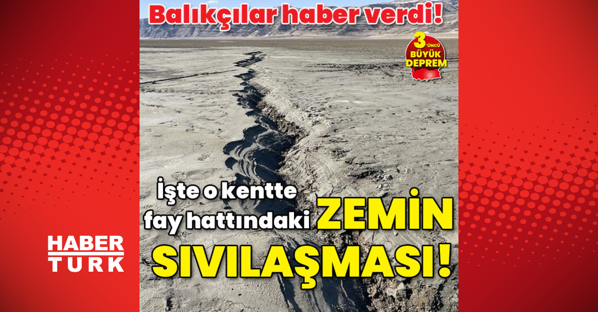 Balıkçılar haber verdi İşte o kentte fay hattındaki zemin sıvılaşması - Gündem - zemin sıvılaşması - Dudullu Haber