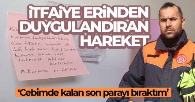 Batmanlı itfaiye eri duş aldığı KYK yurdunda şampuanın ücretini bıraktı - Gündem - Batman - Dudullu Haber