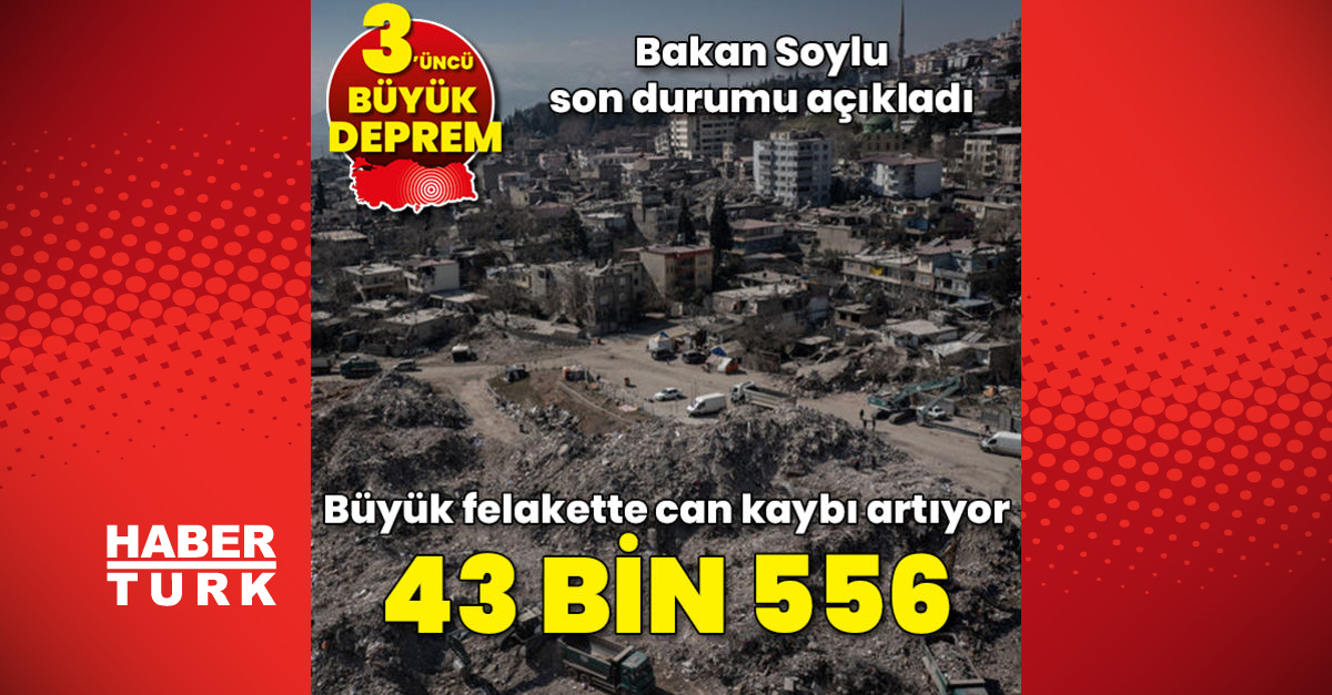 Can kaybı 43 bin 556ya yükseldi - Gündem - HABER - Dudullu Haber