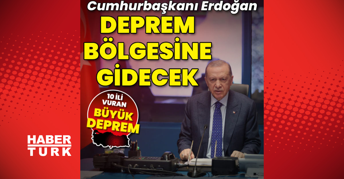 Cumhurbaşkanı Erdoğan deprem bölgesine gidecek - Gündem - Deprem - Dudullu Haber