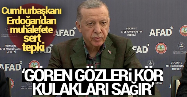 Cumhurbaşkanı Erdoğan039dan muhalefete sert tepki - Gündem - Dudullu Haber