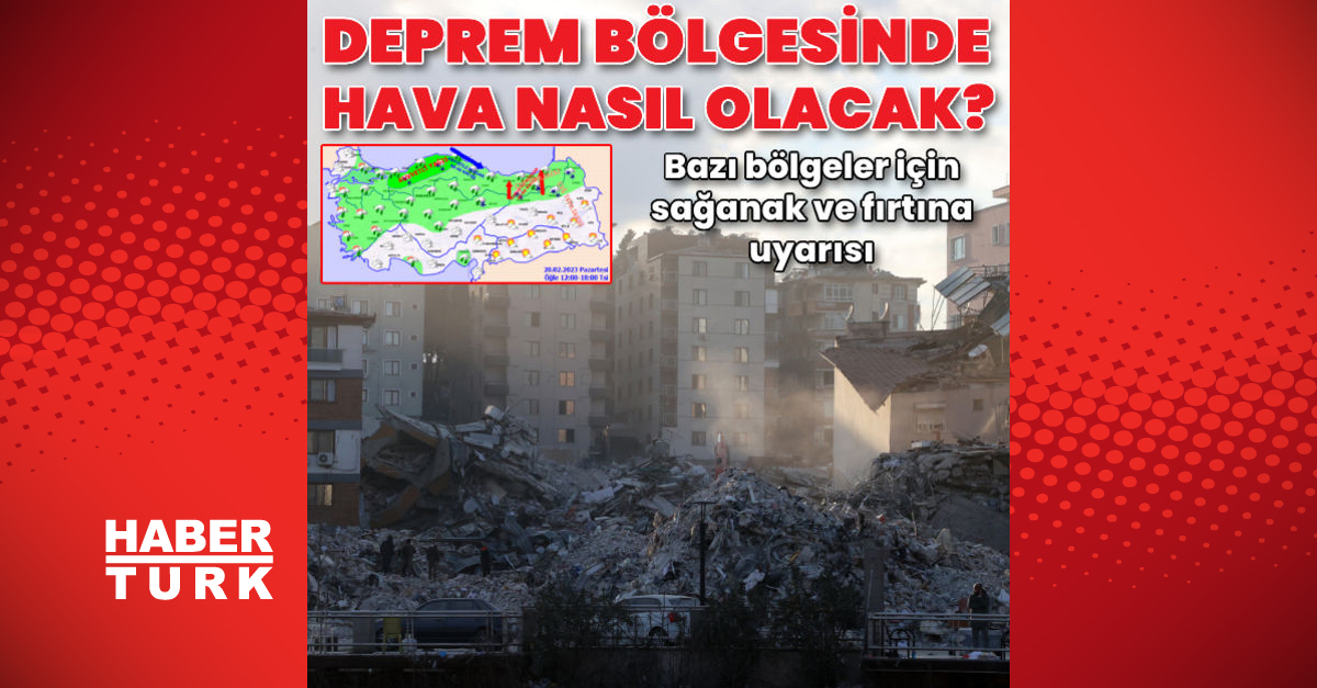 Deprem bölgesinde hava nasıl olacak - Gündem - hava durumu - Dudullu Haber