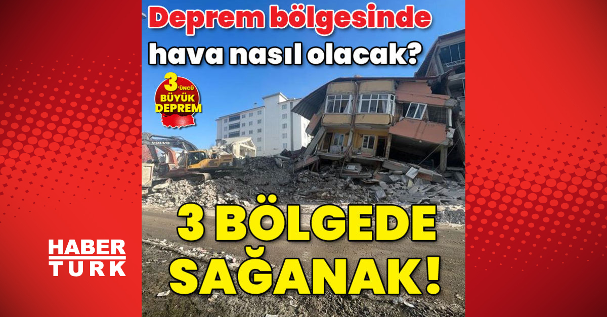 Deprem bölgesinde hava nasıl olacak 3 bölgede sağanak - Gündem - hava durumu - Dudullu Haber