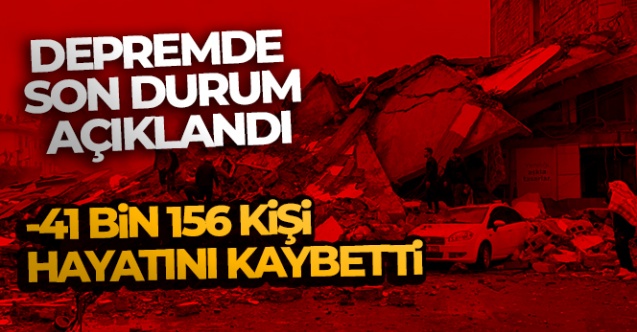 Depremde can kaybı 41 bin 156039ya yükseldi - Gündem - Dudullu Haber