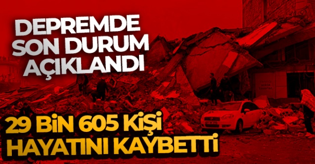 Depremde can kaybı sayısı 29 bin 605 oldu - Gündem - Deprem - Dudullu Haber