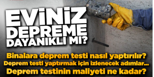 Evlerin depreme ne kadar dayanıklı olduğunu nasıl öğreniriz Binalara deprem testi nasıl yaptırılır - Gündem - bina - Dudullu Haber