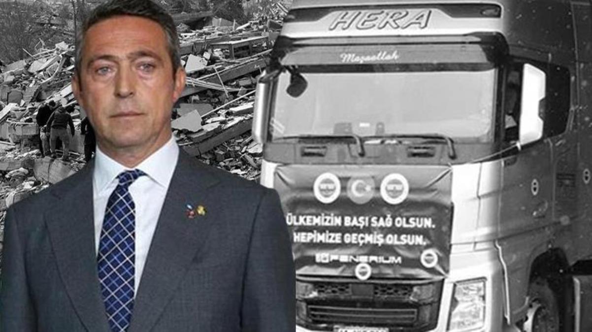 Fenerbahçe Başkanı Ali Koç kulübün deprem bölgesine gönderdiği yardım tırlarının yağmalandığı iddiasını yalanladı - Spor - Dudullu Haber