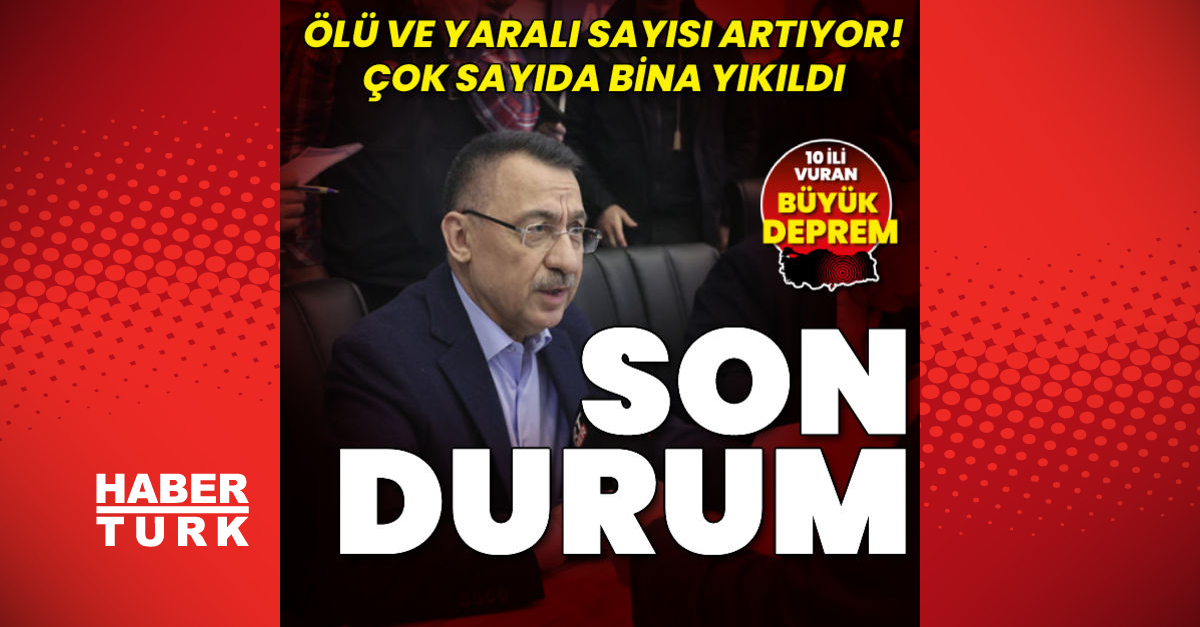 Fuat Oktay son durumu açıkladı - Gündem - deprem son dakika - Dudullu Haber