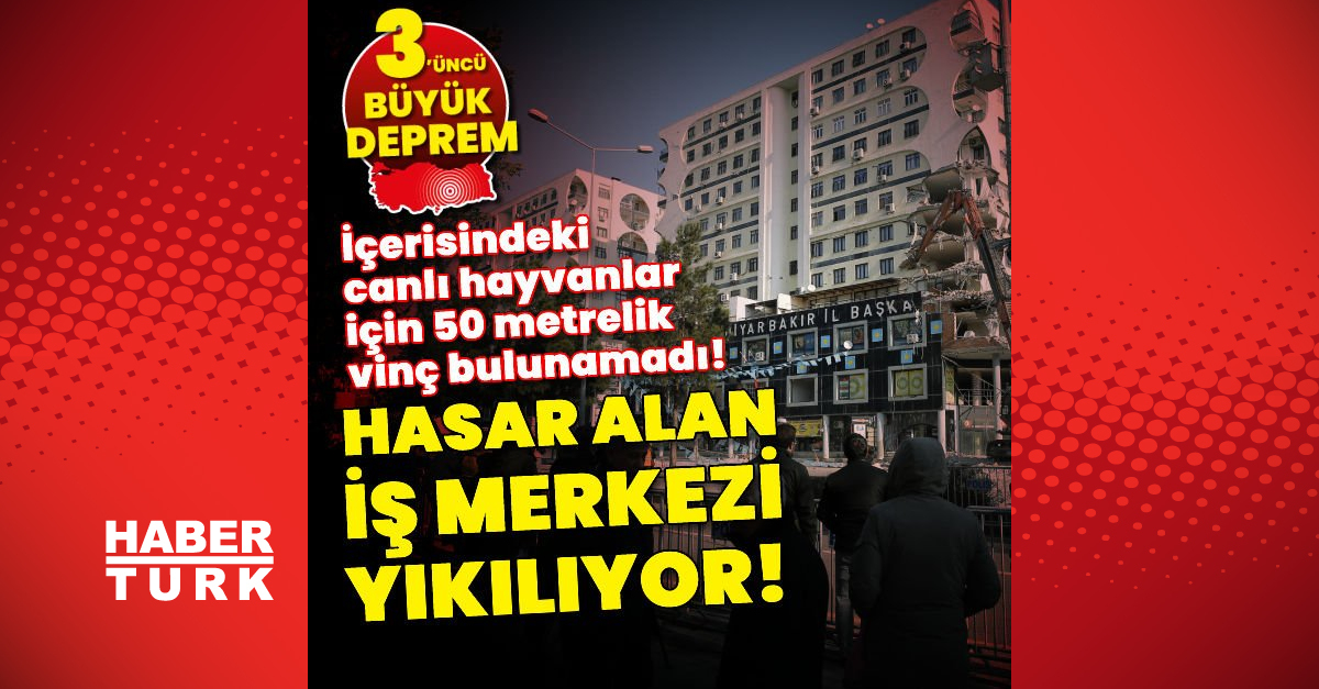 Galeria İş Merkezinin yıkımına başlandı - Gündem - Deprem - Dudullu Haber