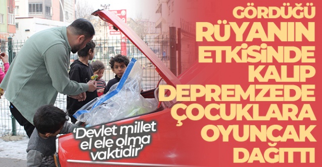 Gördüğü rüyanın etkisinde kaldı Arkadaşlarının desteğiyle topladığı oyuncakları çocuklara ulaştırdı - Gündem - Dudullu Haber