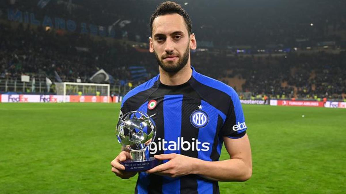 Hakan Çalhanoğlu Şampiyonlar Ligine damga vurdu Layık görüldüğü ödülü depremzedelere adadı - Spor - Dudullu Haber
