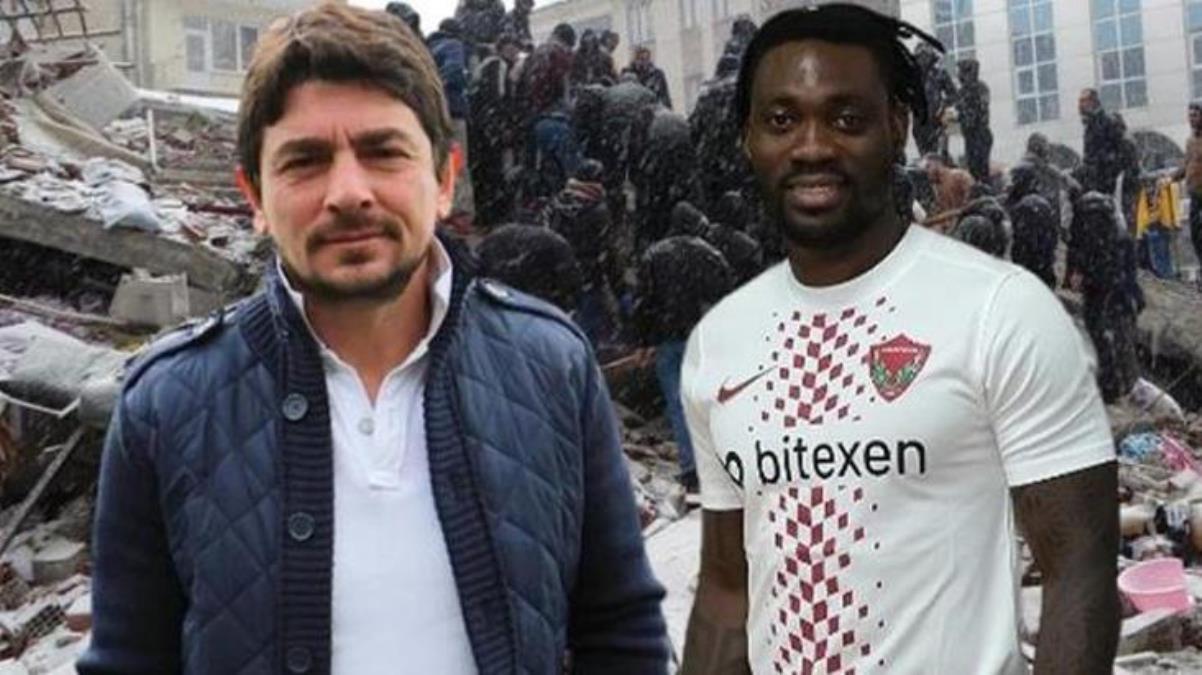 Hataysporlu futbolcu ile sportif direktörün enkaz altında kaldığı belirtilen bölgeden vahim görüntü - Spor - Dudullu Haber