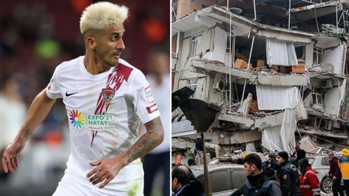 Hataysporlu futbolcu Ribeiro depremde duvarlar çatlamaya başlayınca pencereden atlamış - Spor - Dudullu Haber