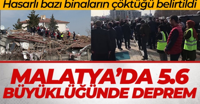 Malatya039da 56 büyüklüğünde deprem - Gündem - AFAD - Dudullu Haber