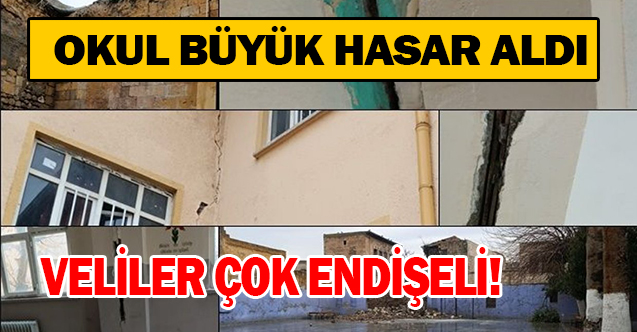 Şanlıurfa039da 039az hasarlı039 raporu verilen Okul tehlike saçıyor Veliler endişeli - Gündem - Deprem - Dudullu Haber