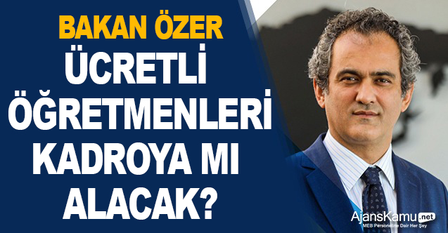 Ücretli öğretmenlere kadroya mı geçirilecek - Gündem - ücretli öğretmenler - Dudullu Haber