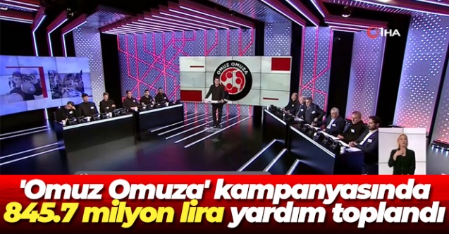 039Omuz Omuza039 kampanyasında 8457 milyon lira yardım toplandı - Gündem - Dudullu Haber