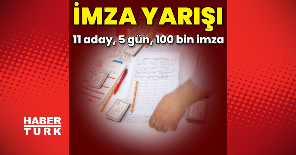 11 Cumhurbaşkanı adayı için hedef 5 günde 100 bin imza - Gündem - Cumhurbaşkanlığı adaylığı - Dudullu Haber