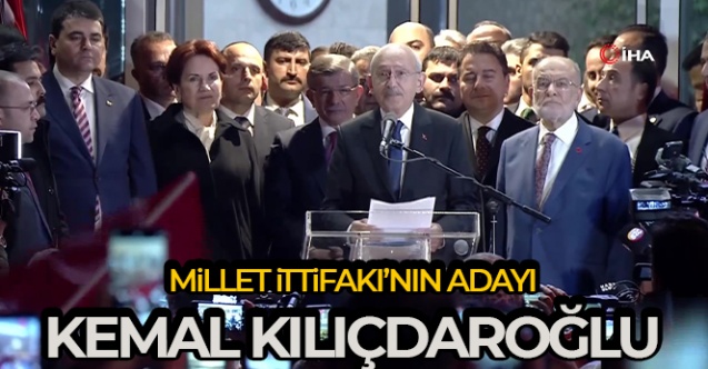 6039lı Masa Cumhurbaşkanı adayını açıkladı - Gündem - 6lı Masa Cumhurbaşkanı adayI - Dudullu Haber