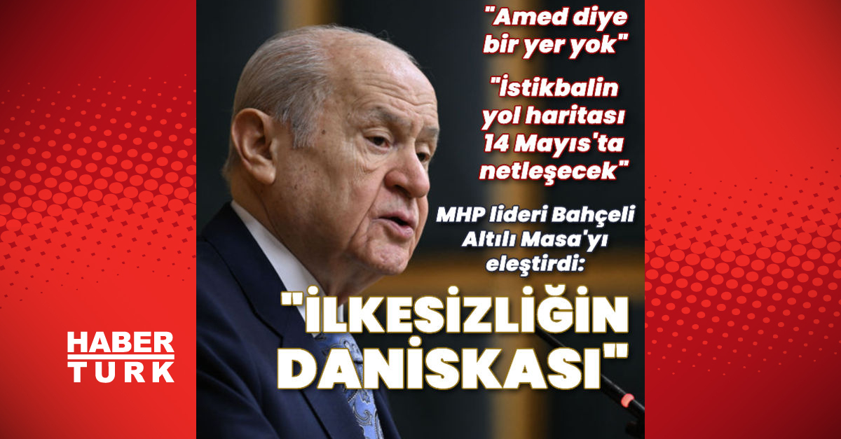 Bahçeliden Millet İttifakı yorumu İlkesizliğin daniskası - Gündem - devlet bahçeli - Dudullu Haber