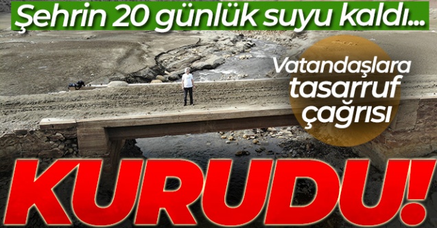 Bursa039nın 20 günlük suyu kaldı Nilüfer Barajı şu anda bomboş - Gündem - baraj - Dudullu Haber