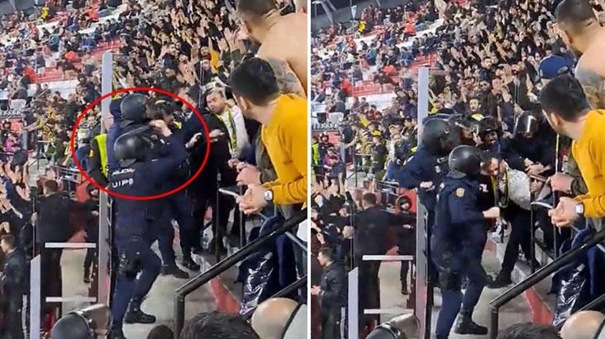 Büyük skandal Sevilla polisi Fenerbahçeli taraftarlara saldırdı - Spor - Dudullu Haber