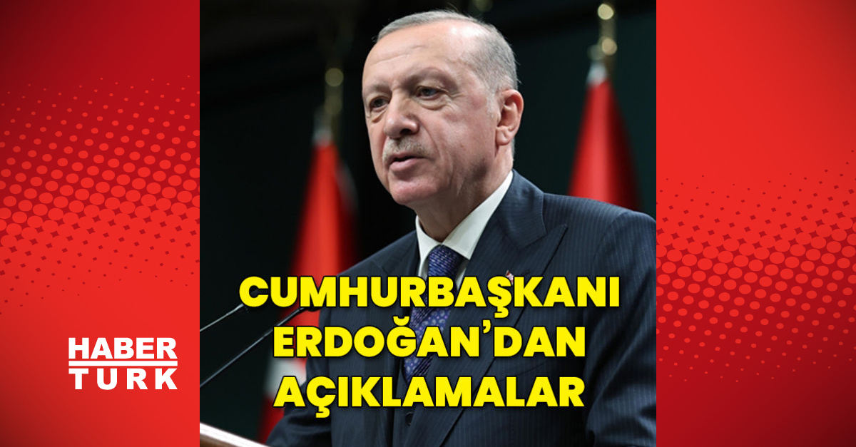 Cumhurbaşkanı Erdoğandan açıklamalar - Gündem - Cumhurbaşkanı Erdoğan - Dudullu Haber