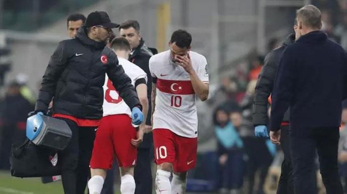 Daha ilk yarı bitmemişti Hakan Çalhanoğlu gözyaşlarıyla oyundan çıktı - Spor - Dudullu Haber