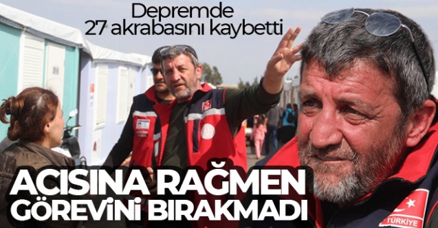 Depremde 27 akrabasını kaybeden okul müdürü şehri terketmedi depremzedelerin yardımına koşuyor - Gündem - Ahmet Cevdet Alkan - Dudullu Haber