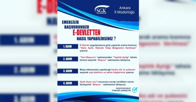 Emeklilik Başvurunuzu E-Devletten Nasıl Yapabilirsiniz - Gündem - Dudullu Haber