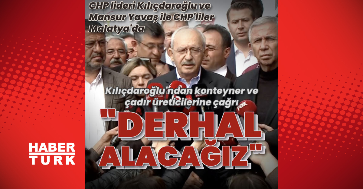 Kılıçdaroğlu Derhal satın alacağız - Gündem - CHP - Dudullu Haber