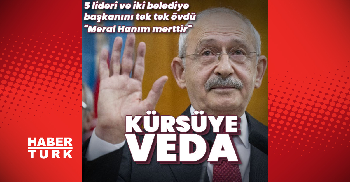 Kılıçdaroğlundan CHP grubuna veda - Gündem - CHP - Dudullu Haber