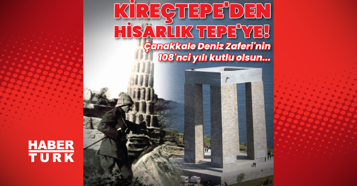 Kireçtepeden Hisarlık Tepeye Büyük Zaferin 108inci yılı - Gündem - 18 Mart Çanakkale - Dudullu Haber