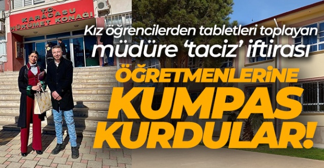 Kız öğrencilerden tabletleri toplayan müdüre taciz039 iftirası - Gündem - aydın - Dudullu Haber