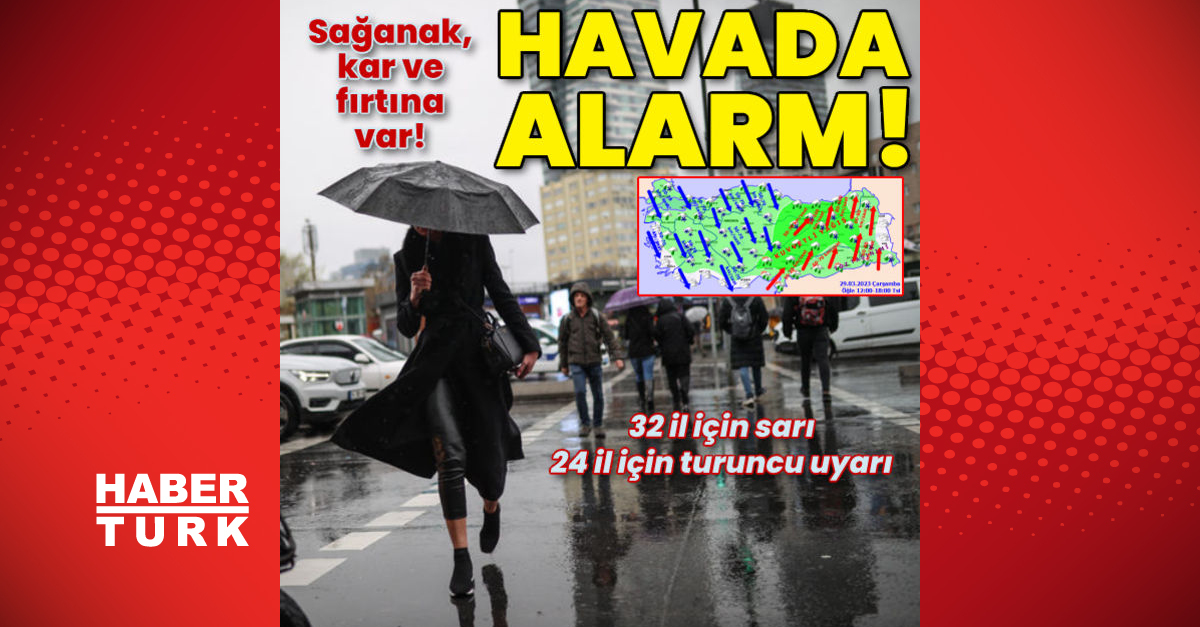 Meteoroloji açıkladı Sağanak ve fırtına bekleniyor - Gündem - fırtına - Dudullu Haber