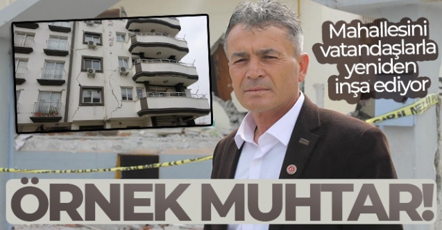 Muhtar mahallesini vatandaşlarla yeniden inşa ediyor - Gündem - osmaniye - Dudullu Haber