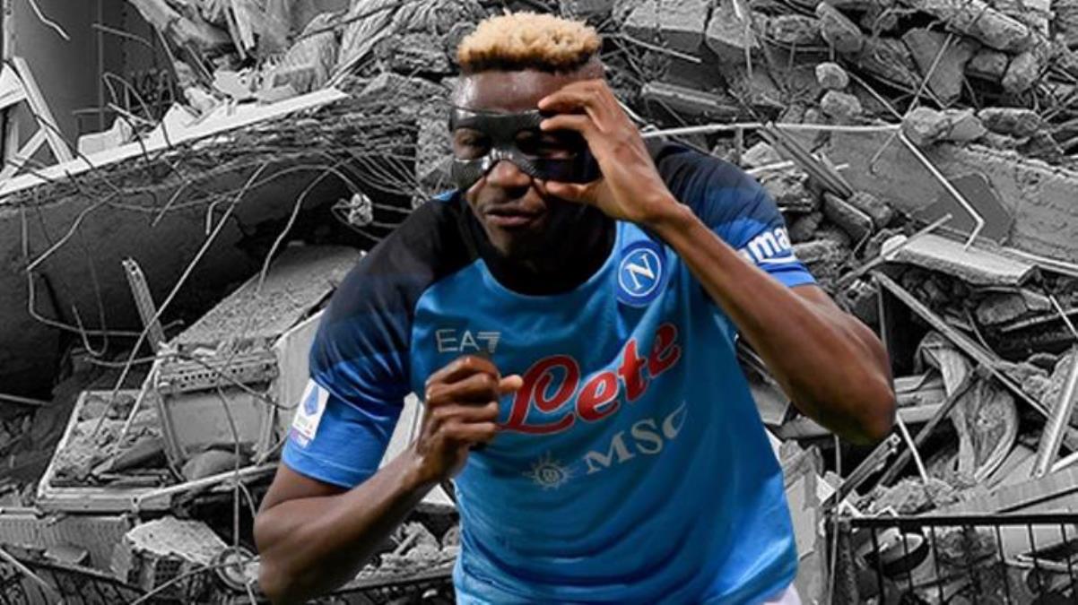 Ödül alan Napolinin dünyaca ünlü golcüsü Osimhen Türkiyeyi unutmadı Taziyelerimi sunuyorum - Spor - Dudullu Haber