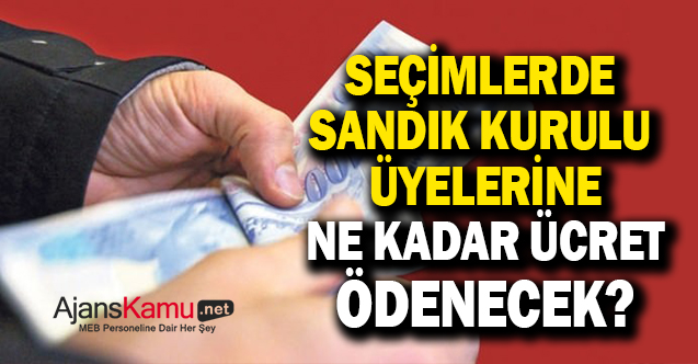 Seçimlerde Görevli Sandık kurulu üyelerine ne kadar ücret ödenecek - Gündem - başkan - Dudullu Haber