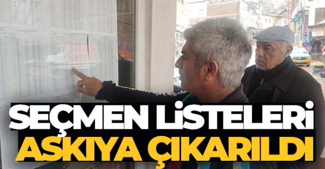 Seçmen listeleri askıya çıktı - Gündem - Seçmen listeleri - Dudullu Haber